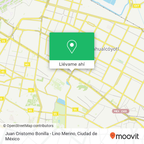 Mapa de Juan Cristomo Bonilla - Lino Merino