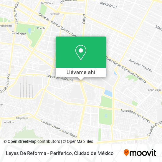 Mapa de Leyes De Reforma - Periferico