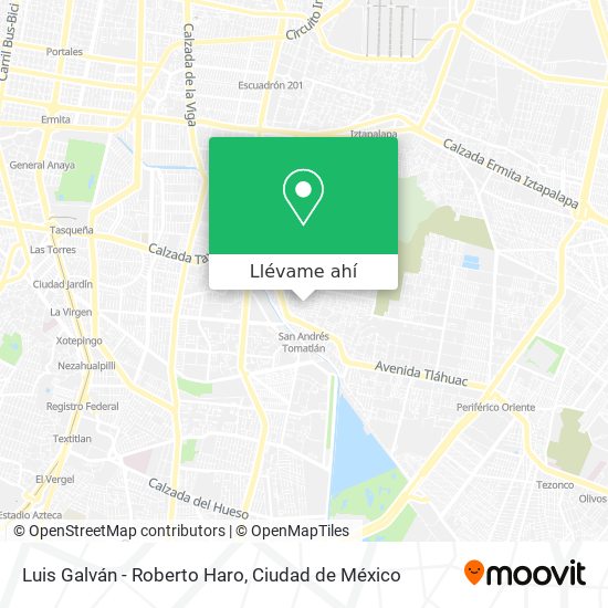 Mapa de Luis Galván - Roberto Haro