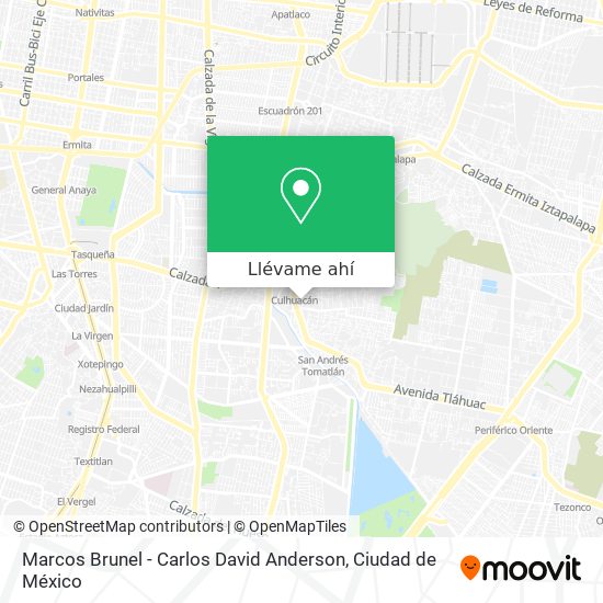 Mapa de Marcos Brunel - Carlos David Anderson