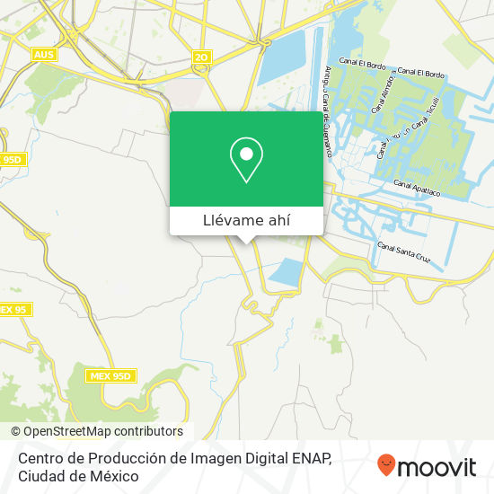 Mapa de Centro de Producción de Imagen Digital ENAP