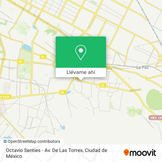 Mapa de Octavio Senties - Av. De Las Torres