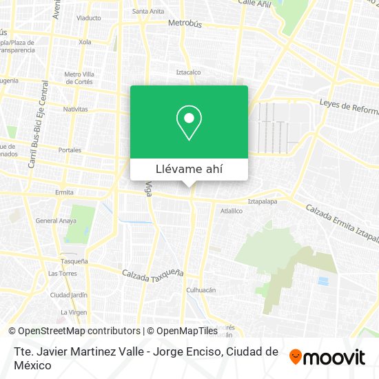 Mapa de Tte. Javier Martinez Valle - Jorge Enciso