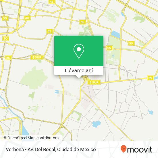 Mapa de Verbena - Av. Del Rosal