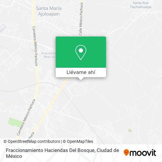 Mapa de Fraccionamiento Haciendas Del Bosque