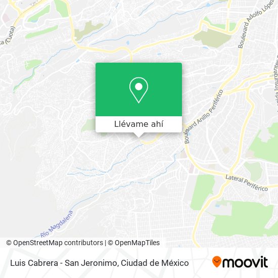 Mapa de Luis Cabrera - San Jeronimo