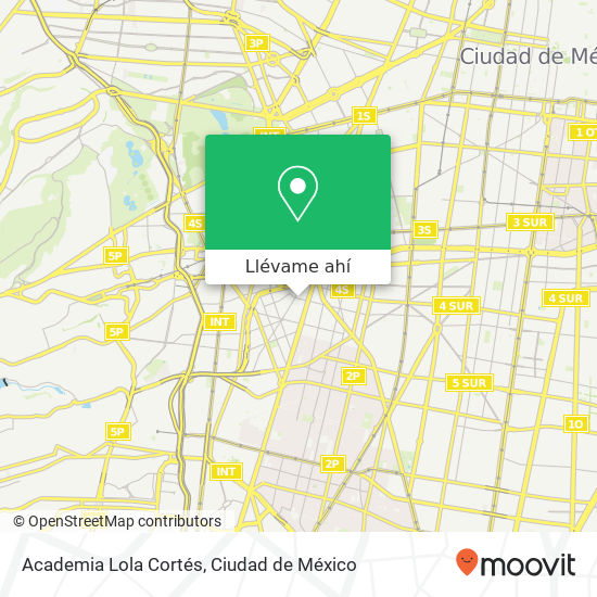 Mapa de Academia Lola Cortés