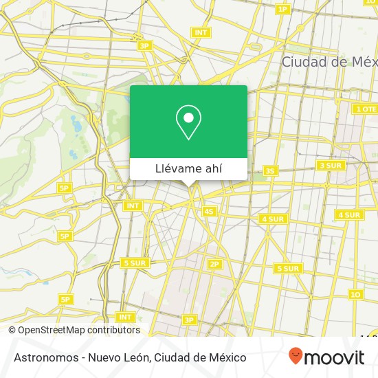 Mapa de Astronomos - Nuevo León