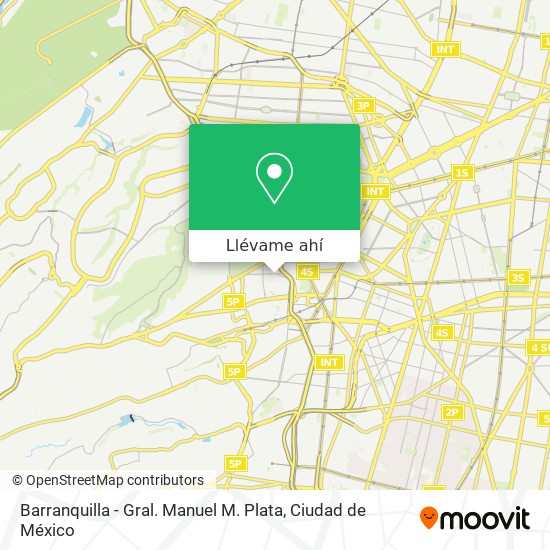 Mapa de Barranquilla - Gral. Manuel M. Plata