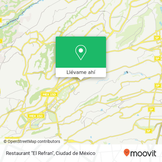 Mapa de Restaurant "El Refran"