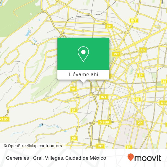 Mapa de Generales - Gral. Villegas