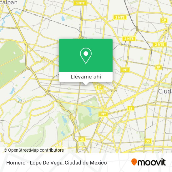 Mapa de Homero - Lope De Vega