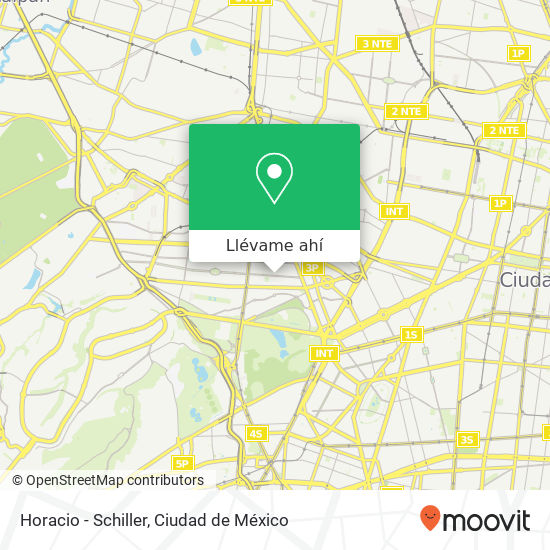 Mapa de Horacio - Schiller