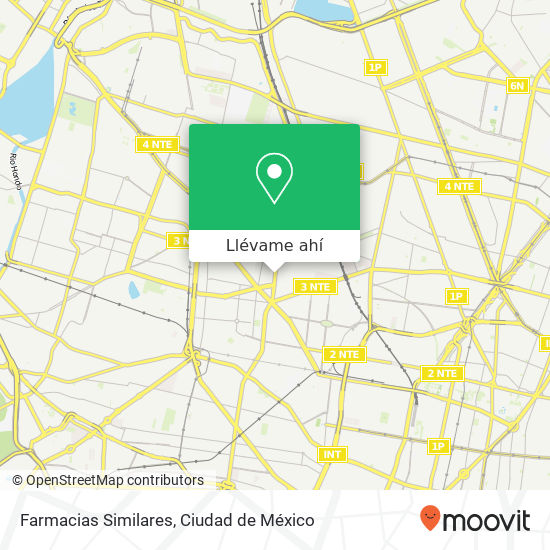 Mapa de Farmacias Similares