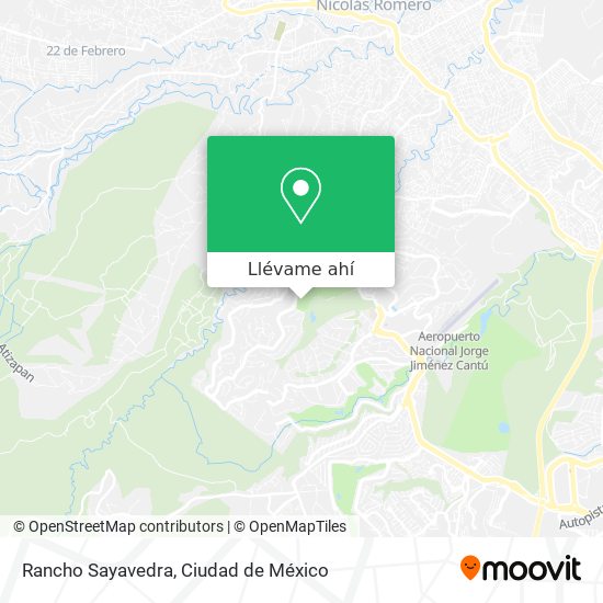 Mapa de Rancho Sayavedra