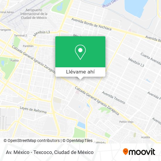Mapa de Av. México - Texcoco