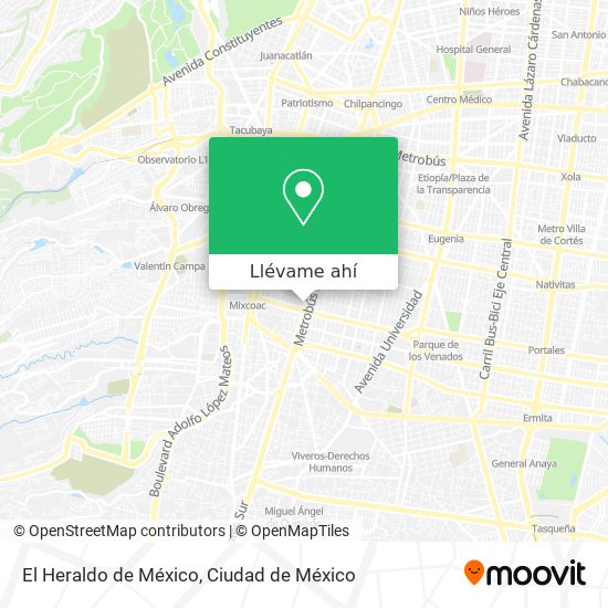 Mapa de El Heraldo de México
