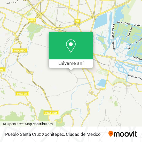 Mapa de Pueblo Santa Cruz Xochitepec