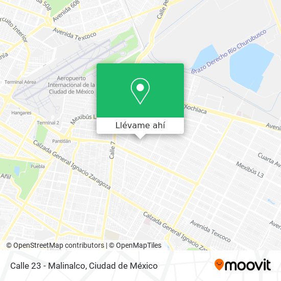 Mapa de Calle 23 - Malinalco