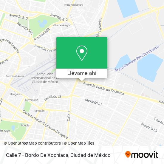 Mapa de Calle 7 - Bordo De Xochiaca