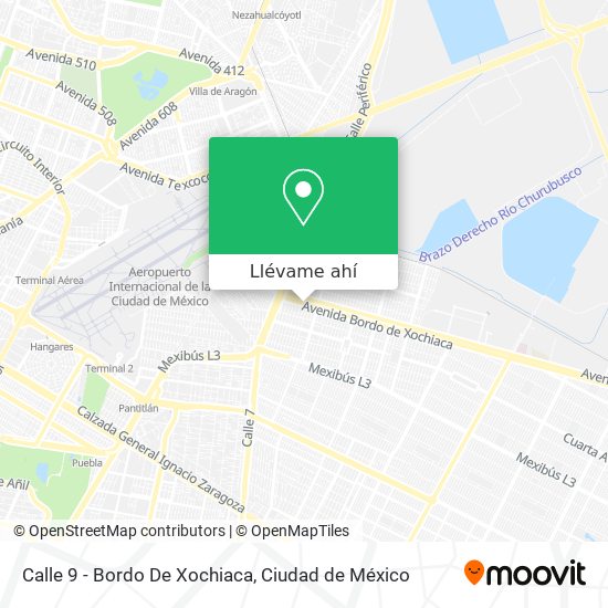 Mapa de Calle 9 - Bordo De Xochiaca