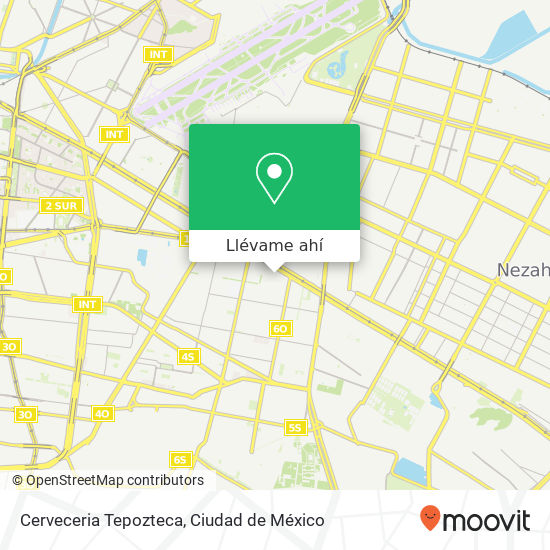 Mapa de Cerveceria Tepozteca