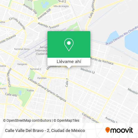 Mapa de Calle Valle Del Bravo - 2