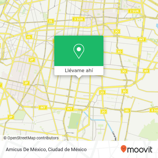 Mapa de Amicus De México