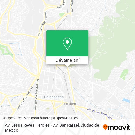 Mapa de Av. Jesus Reyes Heroles - Av. San Rafael