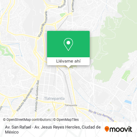 Mapa de Av. San Rafael - Av. Jesus Reyes Heroles