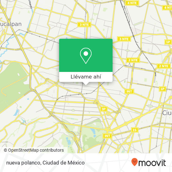 Mapa de nueva polanco