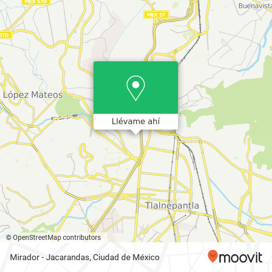 Mapa de Mirador - Jacarandas