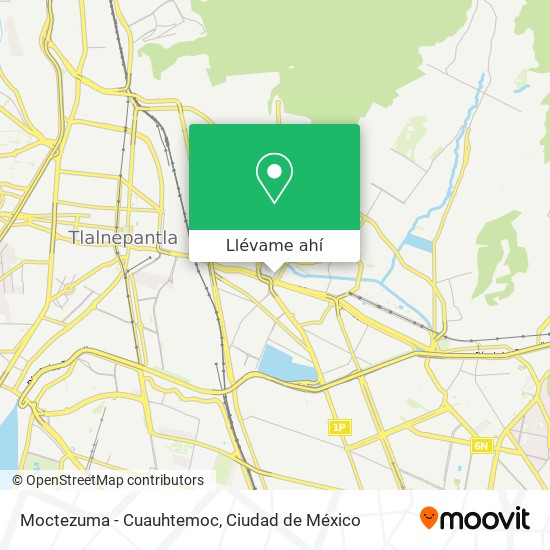 Mapa de Moctezuma - Cuauhtemoc