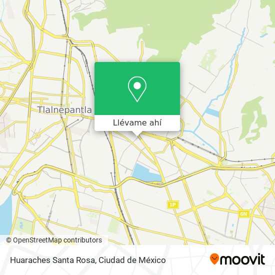 Mapa de Huaraches Santa Rosa