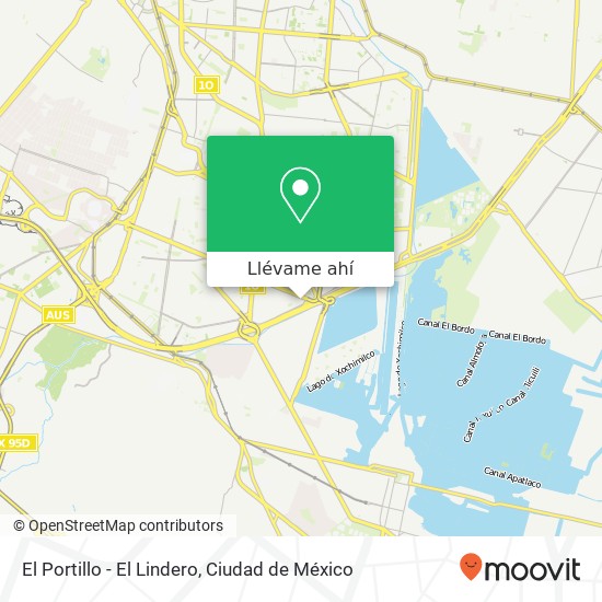 Mapa de El Portillo - El Lindero