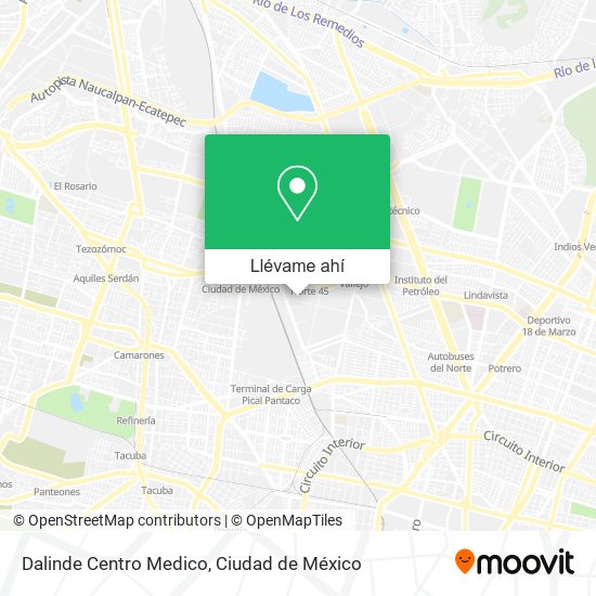 Mapa de Dalinde Centro Medico