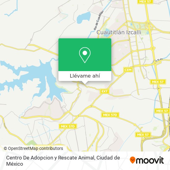 Mapa de Centro De Adopcion y Rescate Animal