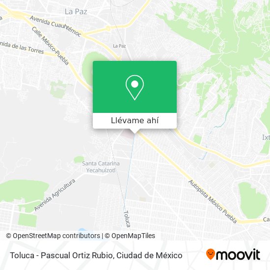 Mapa de Toluca - Pascual Ortiz Rubio