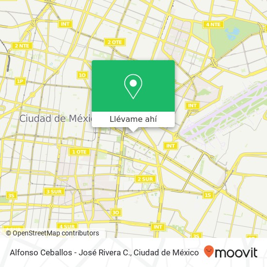 Mapa de Alfonso Ceballos - José Rivera C.