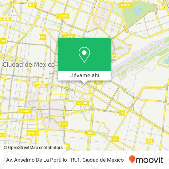 Mapa de Av. Anselmo De La Portillo - Rt.1