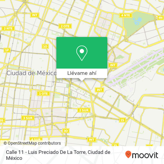 Mapa de Calle 11 - Luis Preciado De La Torre