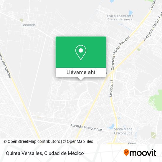 Cómo llegar a Quinta Versalles en Zumpango en Autobús?