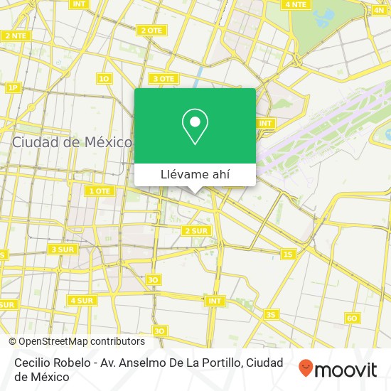 Mapa de Cecilio Robelo - Av. Anselmo De La Portillo