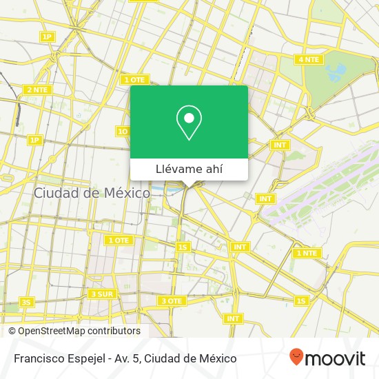 Mapa de Francisco Espejel - Av. 5