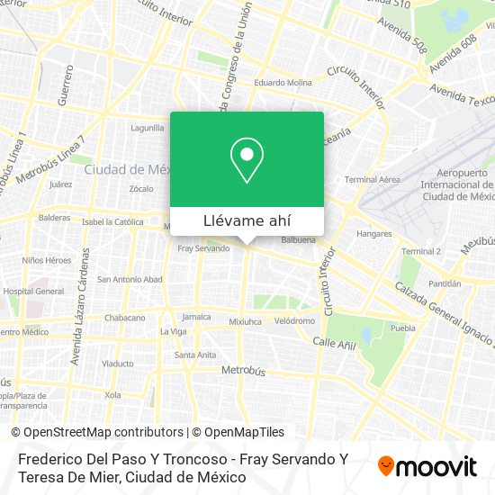 Mapa de Frederico Del Paso Y Troncoso - Fray Servando Y Teresa De Mier