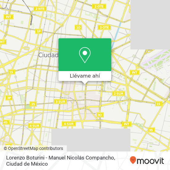 Mapa de Lorenzo Boturini - Manuel Nicolás Compancho