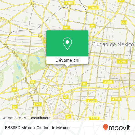 Mapa de BBSRED México