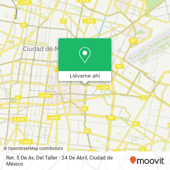 Mapa de Ret. 5 De Av. Del Taller - 24 De Abril