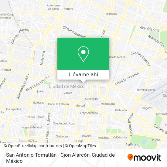 Mapa de San Antonio Tomatlán - Cjon Alarcón