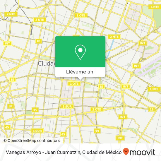 Mapa de Vanegas Arroyo - Juan Cuamatzin